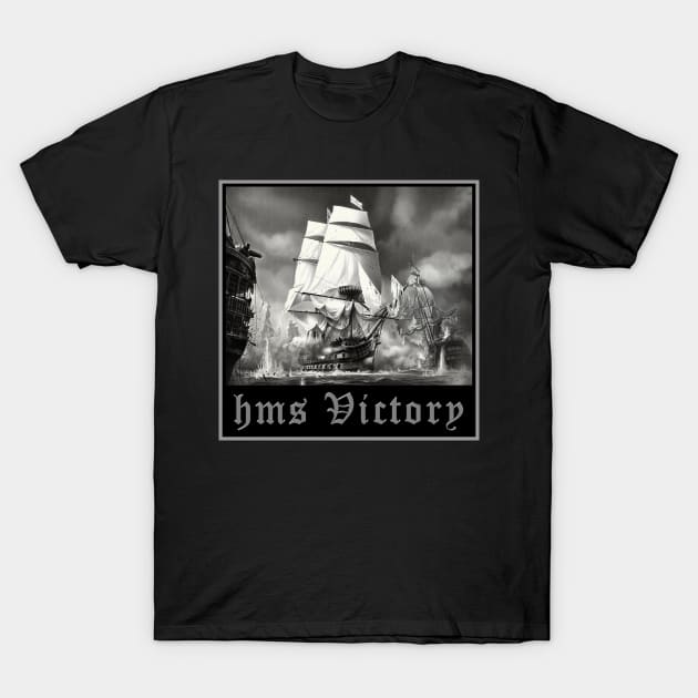 HMS VICTORY 1 T-Shirt by MiroDesign